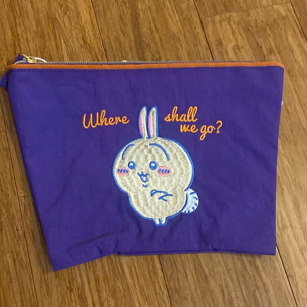 Chiikawa Where Shall We Go Cosmetic Bag
